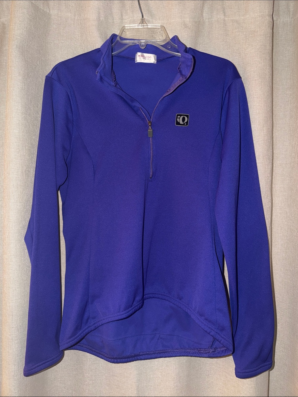Women’s Purple Quarter-Zip Performance cycling jacket size 12